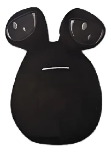 Peluche Pou Alien 22 Cm Negro